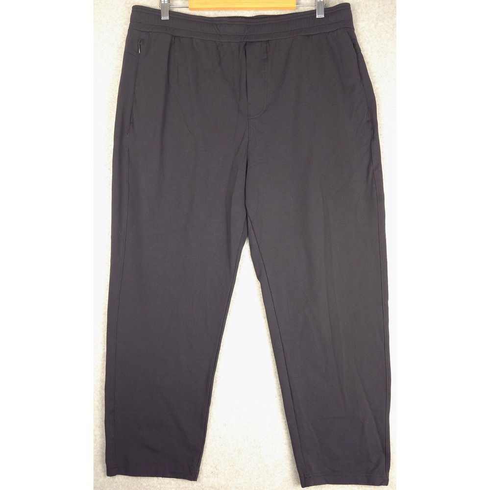 Public Rec Jogger Mens Black Tapered Stretch Chino Jogger 40x28 (Fits 38x27)‎